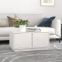 Mesa de centro madera maciza de pino blanco 80x50x40 cm de vidaXL, Mesas de centro - Ref: Foro24-814420, Precio: 73,18 €, Des...