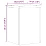 Pflanzenständer 2 Stück in Holzoptik Grau Sonoma 20x20x30 cm von , Topfständer - Ref: Foro24-852902, Preis: 29,91 €, Rabatt: %