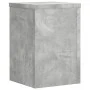 Plant stands 2 units gray wood concrete 20x20x30 cm by , Pot stands - Ref: Foro24-852900, Price: 30,77 €, Discount: %