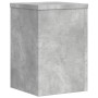 Soportes de plantas 2 uds madera gris hormigón 20x20x30 cm de , Soportes para macetas - Ref: Foro24-852900, Precio: 28,80 €, ...