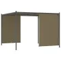 Gartenpergola mit versenkbarem Dach, taupegrau, 3 x 3 m, 180 g/m² von vidaXL, Pergolen, Bögen und Gartenspaliere - Ref: Foro2...