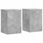 Pflanzenständer 2 Stück Holz grau Beton 25x25x35 cm von , Topfständer - Ref: Foro24-852909, Preis: 35,45 €, Rabatt: %