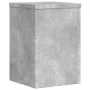 Soportes de plantas 2 uds madera gris hormigón 25x25x35 cm de , Soportes para macetas - Ref: Foro24-852909, Precio: 38,05 €, ...