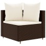 Garden set with 8 pieces of sofas and brown synthetic rattan cushions. by , Garden sets - Ref: Foro24-3308385, Price: 504,34 ...