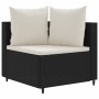 Set of garden sofas and cushions 10 pieces synthetic black rattan by , Garden sets - Ref: Foro24-3308408, Price: 690,99 €, Di...