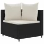 Set of garden sofas and cushions 10 pieces synthetic black rattan by , Garden sets - Ref: Foro24-3308408, Price: 710,25 €, Di...