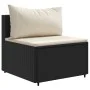 Set of garden sofas and cushions 10 pieces synthetic black rattan by , Garden sets - Ref: Foro24-3308408, Price: 710,25 €, Di...