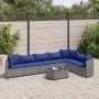 Set of garden sofas and cushions 8 pieces synthetic rattan gray by , Garden sets - Ref: Foro24-3308391, Price: 492,43 €, Disc...