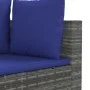 Set of garden sofas and cushions 8 pieces synthetic rattan gray by , Garden sets - Ref: Foro24-3308391, Price: 492,43 €, Disc...
