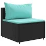 6-piece garden sofa set with black synthetic rattan cushions by , Garden sets - Ref: Foro24-3308420, Price: 437,14 €, Discoun...