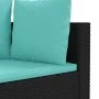6-piece garden sofa set with black synthetic rattan cushions by , Garden sets - Ref: Foro24-3308420, Price: 437,14 €, Discoun...