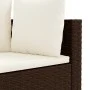 Set of 6 garden sofas and brown synthetic rattan cushions by , Garden sets - Ref: Foro24-3308393, Price: 383,49 €, Discount: %