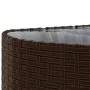 Gartensofagarnitur 4-teilig mit braunen Polstern aus synthetischem Rattan. von , Gartensets - Ref: Foro24-3308366, Preis: 330...