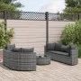 7-piece garden sofa set with gray synthetic rattan cushions by , Garden sets - Ref: Foro24-3308434, Price: 458,07 €, Discount: %