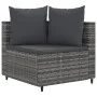 Garden sofa set with 5-piece synthetic rattan cushions in gray. by , Garden sets - Ref: Foro24-3308370, Price: 301,64 €, Disc...