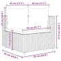 Garden sofa set with 5-piece synthetic rattan cushions in gray. by , Garden sets - Ref: Foro24-3308370, Price: 301,64 €, Disc...