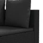 Set of garden sofas and cushions, 8 pieces, black synthetic rattan by , Garden sets - Ref: Foro24-3308387, Price: 568,59 €, D...