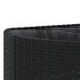 Gartensofa-Set und Kissen, 8-teilig, aus schwarzem Kunststoff-Rattan. von , Gartensets - Ref: Foro24-3308387, Preis: 552,28 €...