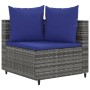 Garden sofa set with 10 pieces of synthetic gray rattan cushions by , Garden sets - Ref: Foro24-3308415, Price: 652,40 €, Dis...