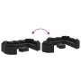 Set de sofás de jardín y cojines 10 pzas ratán sintético negro de , Conjuntos de jardín - Ref: Foro24-3308403, Precio: 719,55...