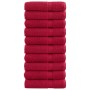 Duschhandtücher 10 Stück 100% Baumwolle rot 70x140 cm 600 gsm von , Handtücher - Ref: Foro24-137406, Preis: 111,93 €, Rabatt: %