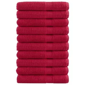 Saunatücher 10 Stück 100% Baumwolle rot 80x200 cm 600 g/m² von , Handtücher - Ref: Foro24-137412, Preis: 178,97 €, Rabatt: %