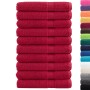 Saunatücher 10 Stück 100% Baumwolle rot 80x200 cm 600 g/m² von , Handtücher - Ref: Foro24-137412, Preis: 182,15 €, Rabatt: %