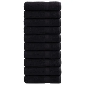 Toallas de baño 10 uds 100% algodón verde 100x150 cm 600 gsm de , Toallas - Ref: Foro24-137433, Precio: 169,62 €, Descuento: %