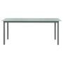 Hellgrauer Gartentisch aus Aluminium und Glas, 190 x 90 x 74 cm von vidaXL, Gartentische - Ref: Foro24-312205, Preis: 181,94 ...