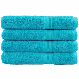 Saunatücher 4 Stk. 100% Baumwolle türkis 80x200 cm 600 g/m² von , Handtücher - Ref: Foro24-137459, Preis: 80,48 €, Rabatt: %