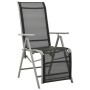 Reclining garden chairs 2 pcs silver aluminum textilene by vidaXL, Garden chairs - Ref: Foro24-312197, Price: 177,85 €, Disco...