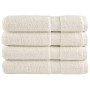 Premium towels 4 units 100% cotton cream 100x200 cm 600 gsm by , Towels - Ref: Foro24-137486, Price: 111,82 €, Discount: %