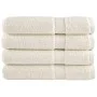 Toallas premium 4 uds 100% algodón crema 100x200 cm 600 gsm de , Toallas - Ref: Foro24-137486, Precio: 105,43 €, Descuento: %