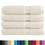 Toallas premium 4 uds 100% algodón crema 100x200 cm 600 gsm de , Toallas - Ref: Foro24-137486, Precio: 105,43 €, Descuento: %