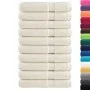 Toallas de sauna 10 uds 100% algodón crema 80x200 cm 600 gsm de , Toallas - Ref: Foro24-137484, Precio: 187,14 €, Descuento: %