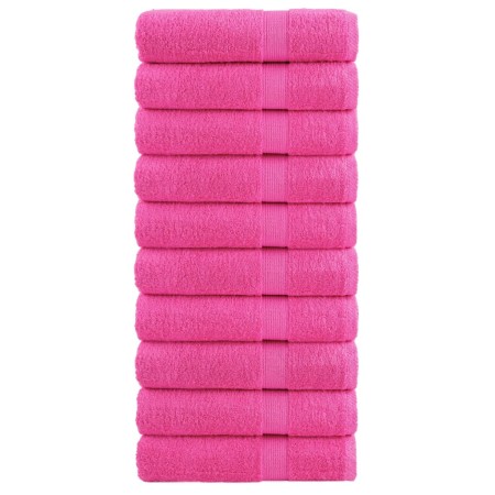 Bathroom towels 10 units 100% cotton green 100x150 cm 600 gsm by , Towels - Ref: Foro24-137529, Price: 179,96 €, Discount: %