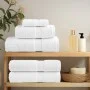 8-teiliges Handtuchset aus 100% Baumwolle in Weiß, 600 g/m². von , Handtücher - Ref: Foro24-137536, Preis: 55,04 €, Rabatt: %