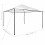 Weißer Pavillon 4x4x3 m 180 g/m² von vidaXL, Zelte und Pavillons - Ref: Foro24-312239, Preis: 193,16 €, Rabatt: %