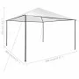 White gazebo 4x4x3 m 180 g/m² by vidaXL, Tents and gazebos - Ref: Foro24-312239, Price: 197,00 €, Discount: %