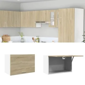 Hängeschrank für die Küche aus Sperrholz in Eichenfarbe, 60x31x40 cm. von , Küchenschränke - Ref: Foro24-849623, Preis: 47,43...