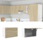 Hängeschrank für die Küche aus Sperrholz in Eichenfarbe, 60x31x40 cm. von , Küchenschränke - Ref: Foro24-849623, Preis: 48,55...