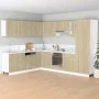 Hängeschrank für die Küche aus Sperrholz in Eichenfarbe, 60x31x40 cm. von , Küchenschränke - Ref: Foro24-849623, Preis: 47,43...