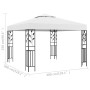 Weißer Pavillon 3x3 m 180 g/m² von vidaXL, Zelte und Pavillons - Ref: Foro24-312242, Preis: 237,43 €, Rabatt: %