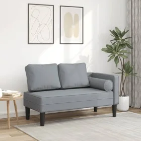 Sofá diván con cojines tela gris claro de , Divanes - Ref: Foro24-4007579, Precio: 135,87 €, Descuento: %