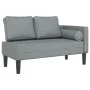 Daybed sofa with light gray fabric cushions by , Daybeds - Ref: Foro24-4007579, Price: 135,87 €, Discount: %