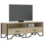 TV-Möbel aus Sonoma-Eichenfurnierholz, 122x34x41 cm. von , TV-Möbel - Ref: Foro24-848580, Preis: 70,02 €, Rabatt: %