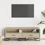 TV-Möbel aus Sonoma-Eichenfurnierholz, 122x34x41 cm. von , TV-Möbel - Ref: Foro24-848580, Preis: 70,02 €, Rabatt: %