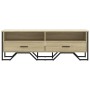 TV stand made of engineered wood in Sonoma oak, 122x34x41 cm by , TV Furniture - Ref: Foro24-848580, Price: 70,88 €, Discount: %