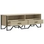TV-Möbel aus Sonoma-Eichenfurnierholz, 122x34x41 cm. von , TV-Möbel - Ref: Foro24-848580, Preis: 70,02 €, Rabatt: %