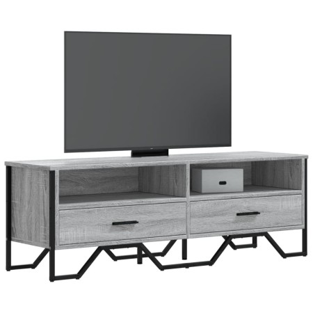 TV-Möbel aus Sonoma-Eichenfurnier, 122x34x41 cm. von , TV-Möbel - Ref: Foro24-848582, Preis: 73,08 €, Rabatt: %